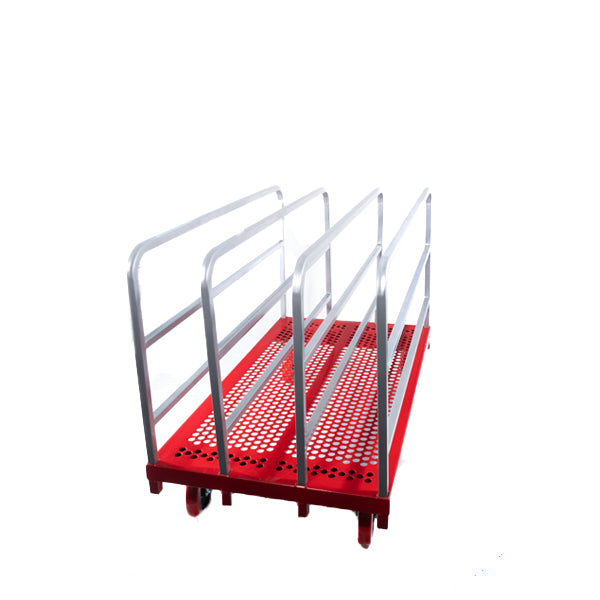 HD P/S Mover-2 Fixed, 2 Swivel 8" Quiet Poly