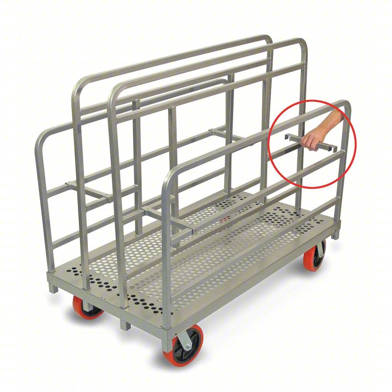 Heavy Duty Waterfall Panel Mover – 3,200 lb Capacity – Model 5000 Series | Adjustable Uprights, Multiple Casters