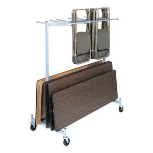 Hanging Folded Chair & Table Storage Truck - Holds 36 Folded Chairs & 8 Tables - Model 935