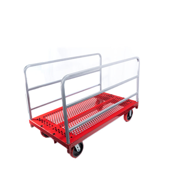 HD P/S Mover-2 Fixed, 2 Swivel 8" Quiet Poly