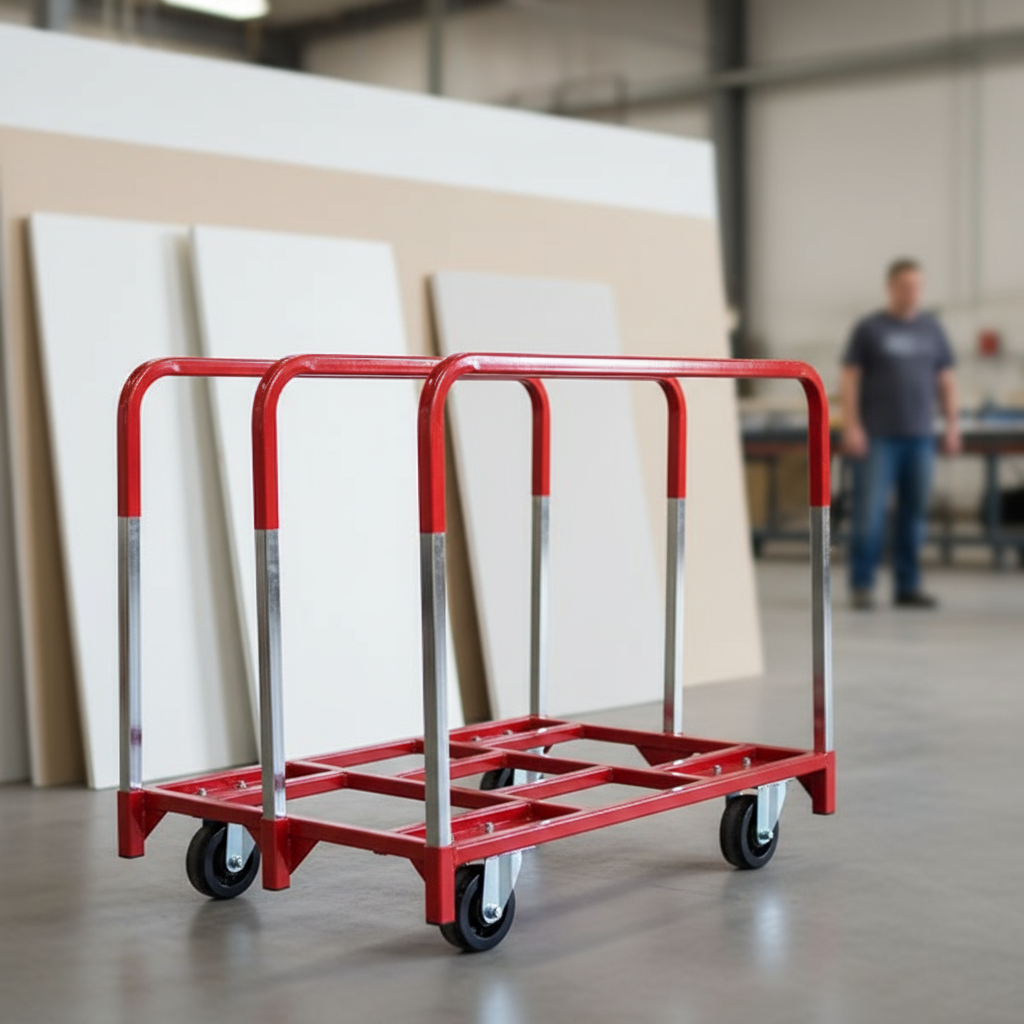 Panel Move Trolley Panel Mover - 2,400 lb Office Panel Cart | American-Made