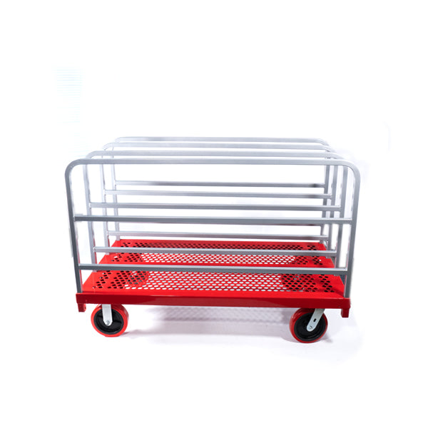 HD P/S Mover-2 Fixed, 2 Swivel 8" Quiet Poly