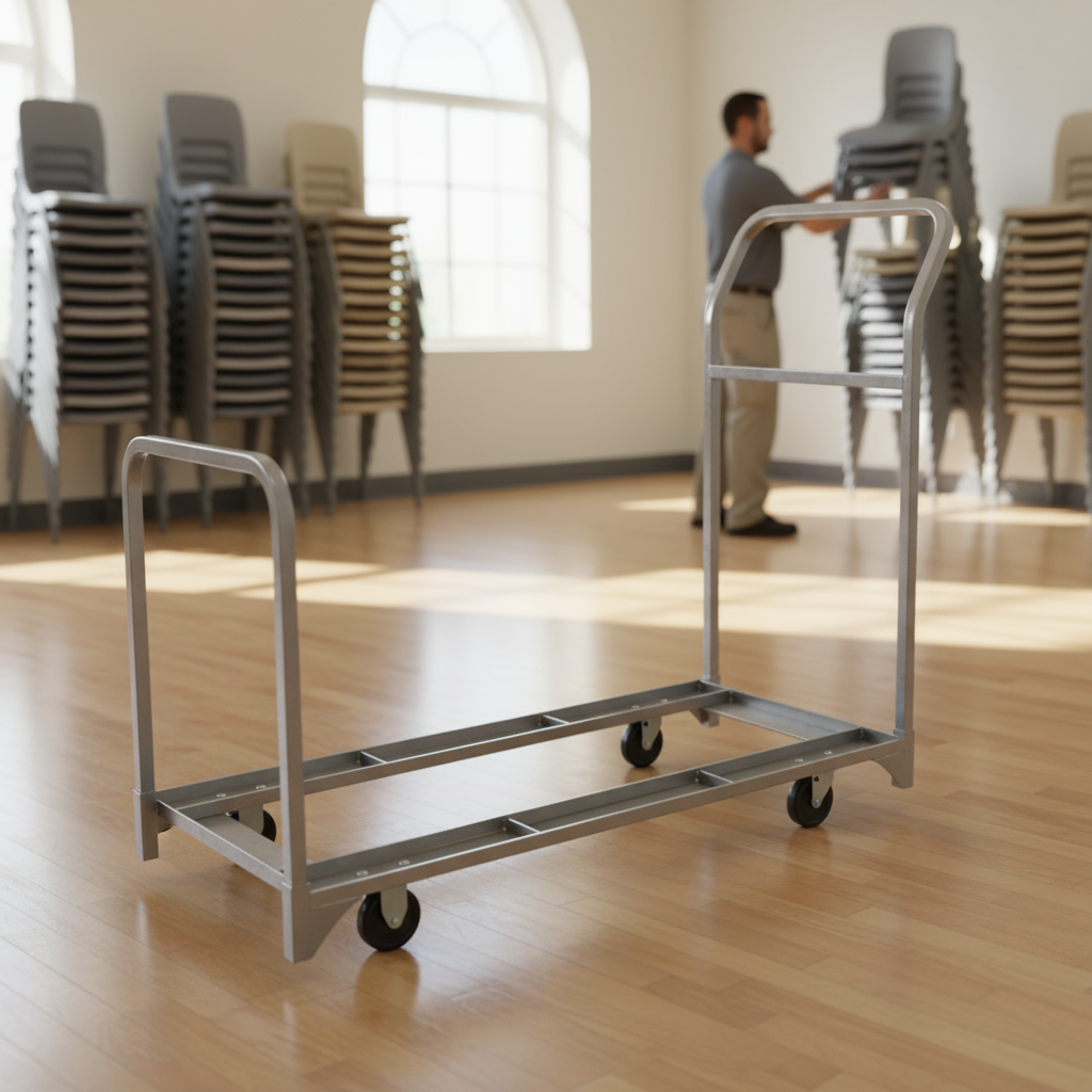 Folded or Stacked Chair Tote - 32 or 24 Chair Capacity - Model 630/600