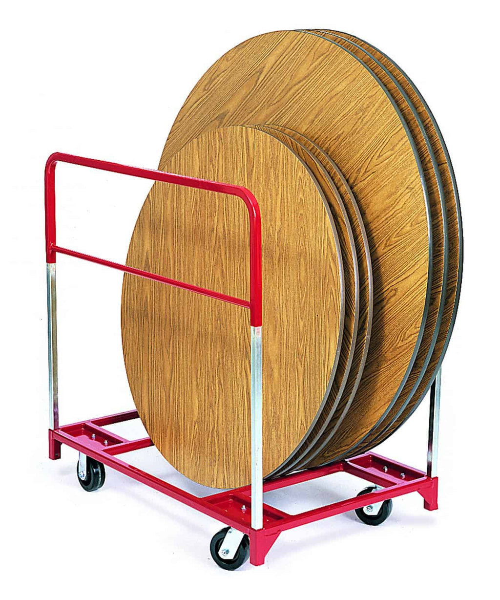 Round Folding Table Movers - 1600lb Capacity - Various Widths & Caster Options