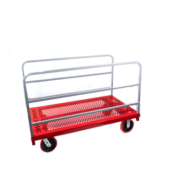 HD P/S Mover-2 Fixed, 2 Swivel 8" Quiet Poly