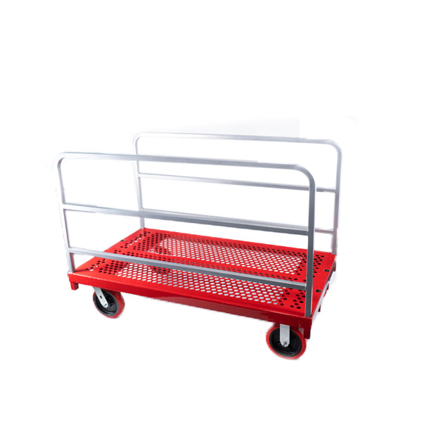 HD P/S Mover-2 Fixed, 2 Swivel 8" Quiet Poly