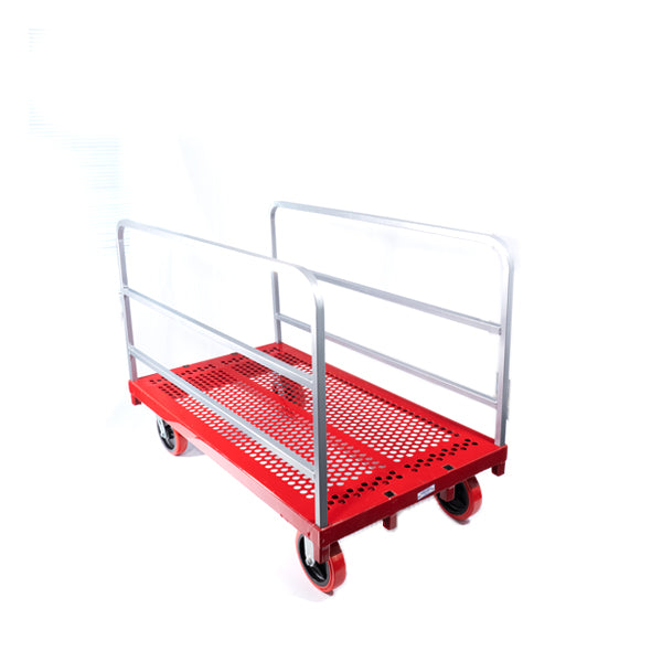 HD P/S Mover-2 Fixed, 2 Swivel 8" Quiet Poly