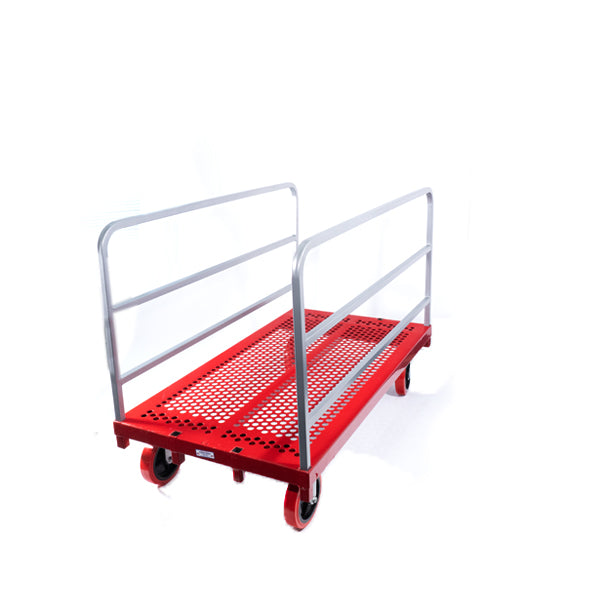 HD P/S Mover-2 Fixed, 2 Swivel 8" Quiet Poly