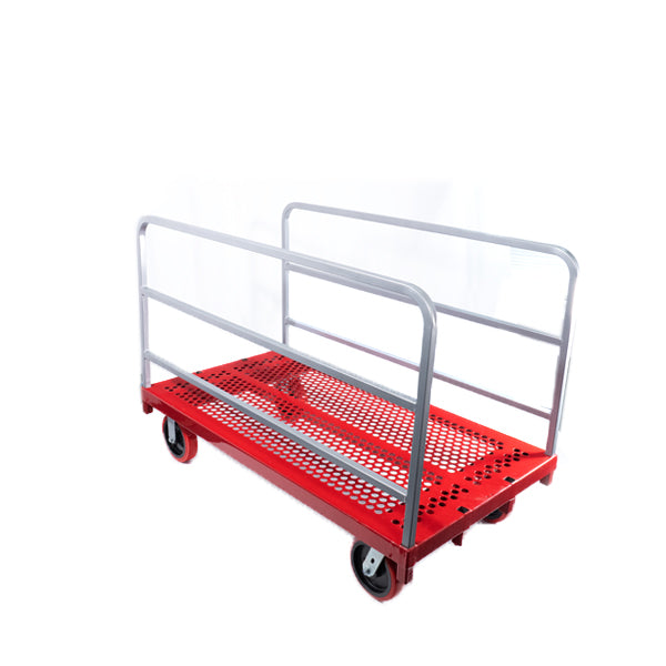 HD P/S Mover-2 Fixed, 2 Swivel 8" Quiet Poly