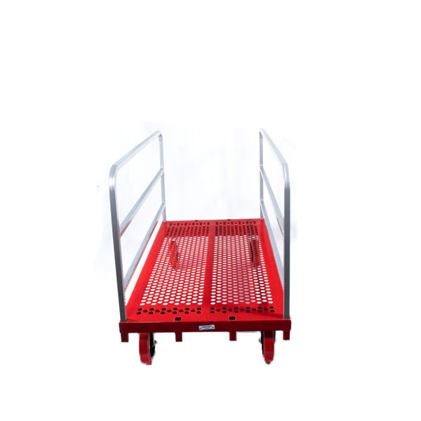 HD P/S Mover-2 Fixed, 2 Swivel 8" Quiet Poly