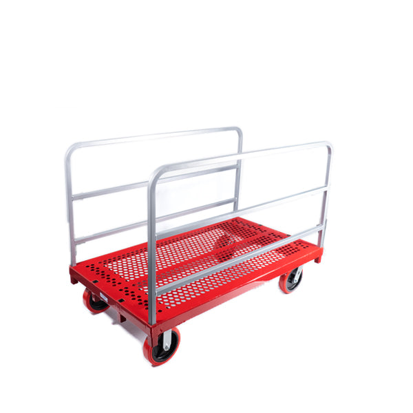 HD P/S Mover-2 Fixed, 2 Swivel 8" Quiet Poly