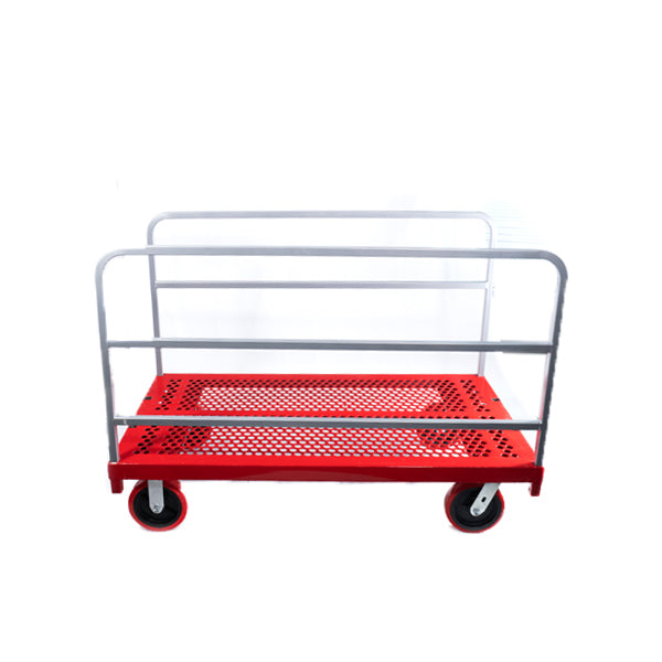 HD P/S Mover-2 Fixed, 2 Swivel 8" Quiet Poly