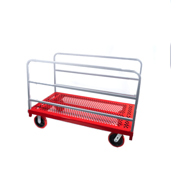 HD P/S Mover-2 Fixed, 2 Swivel 8" Quiet Poly